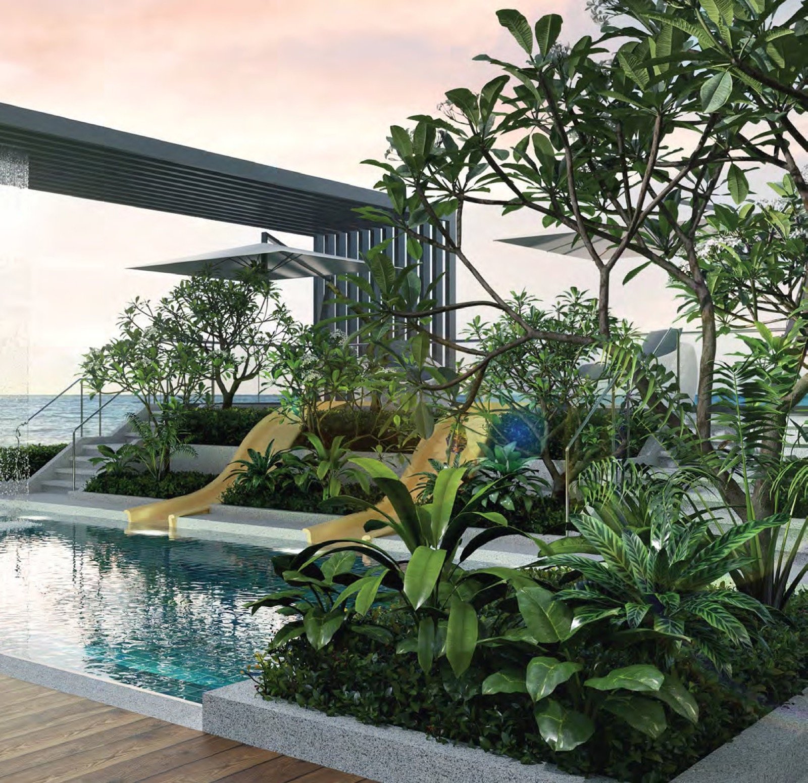 The Forest Lounge at Alton Skyvillas, artist's impression