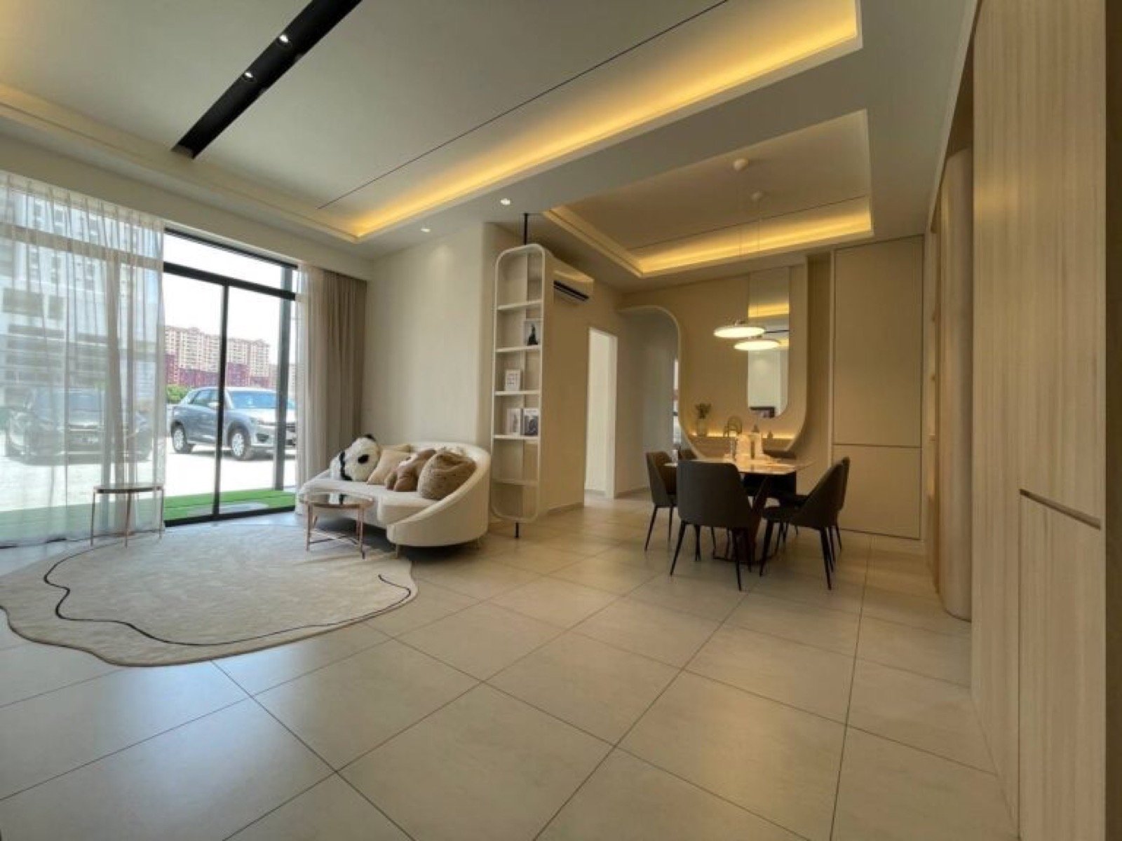 Alton Skyvillas show unit living & dining