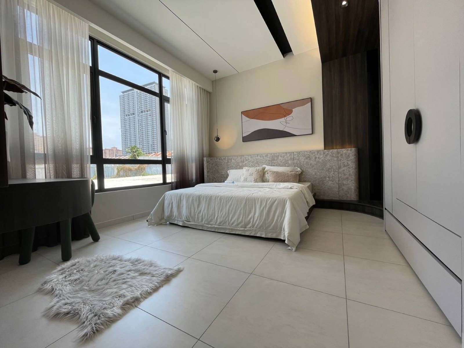 Alton Skyvillas show unit master bedroom