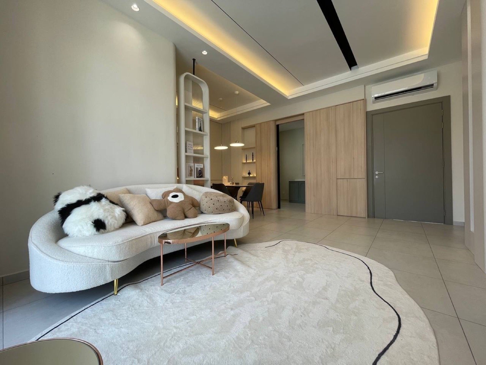 Alton Skyvillas show unit living room