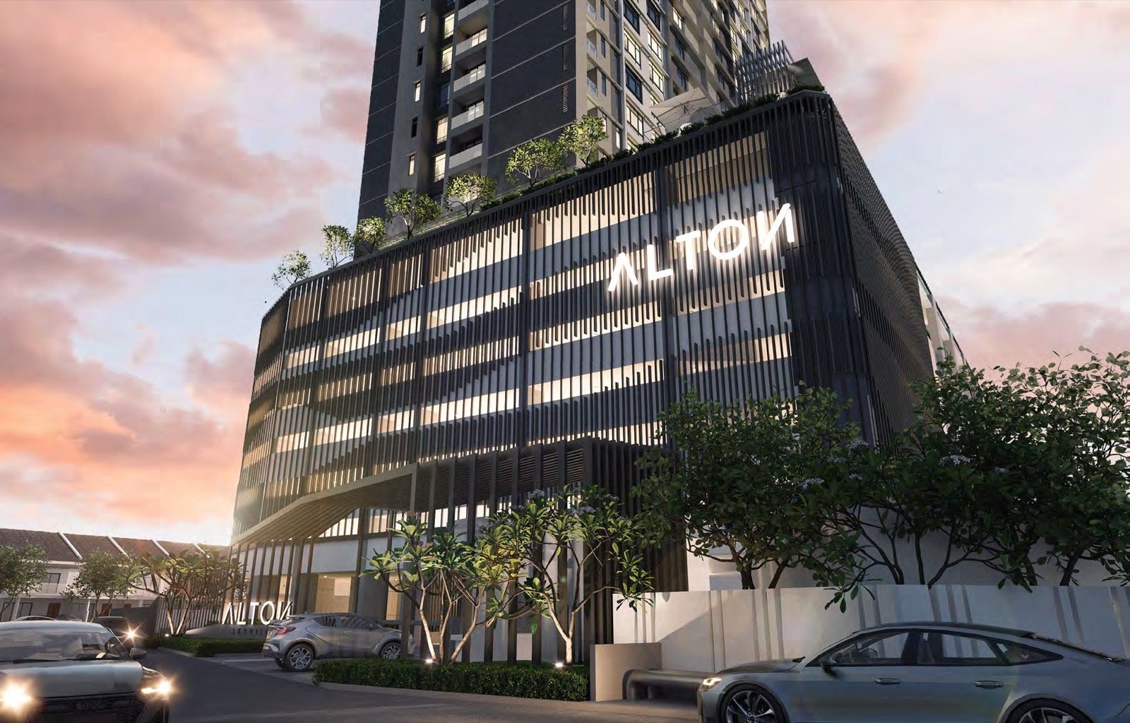 Grand Arrival at Alton Skyvillas, artist's impression