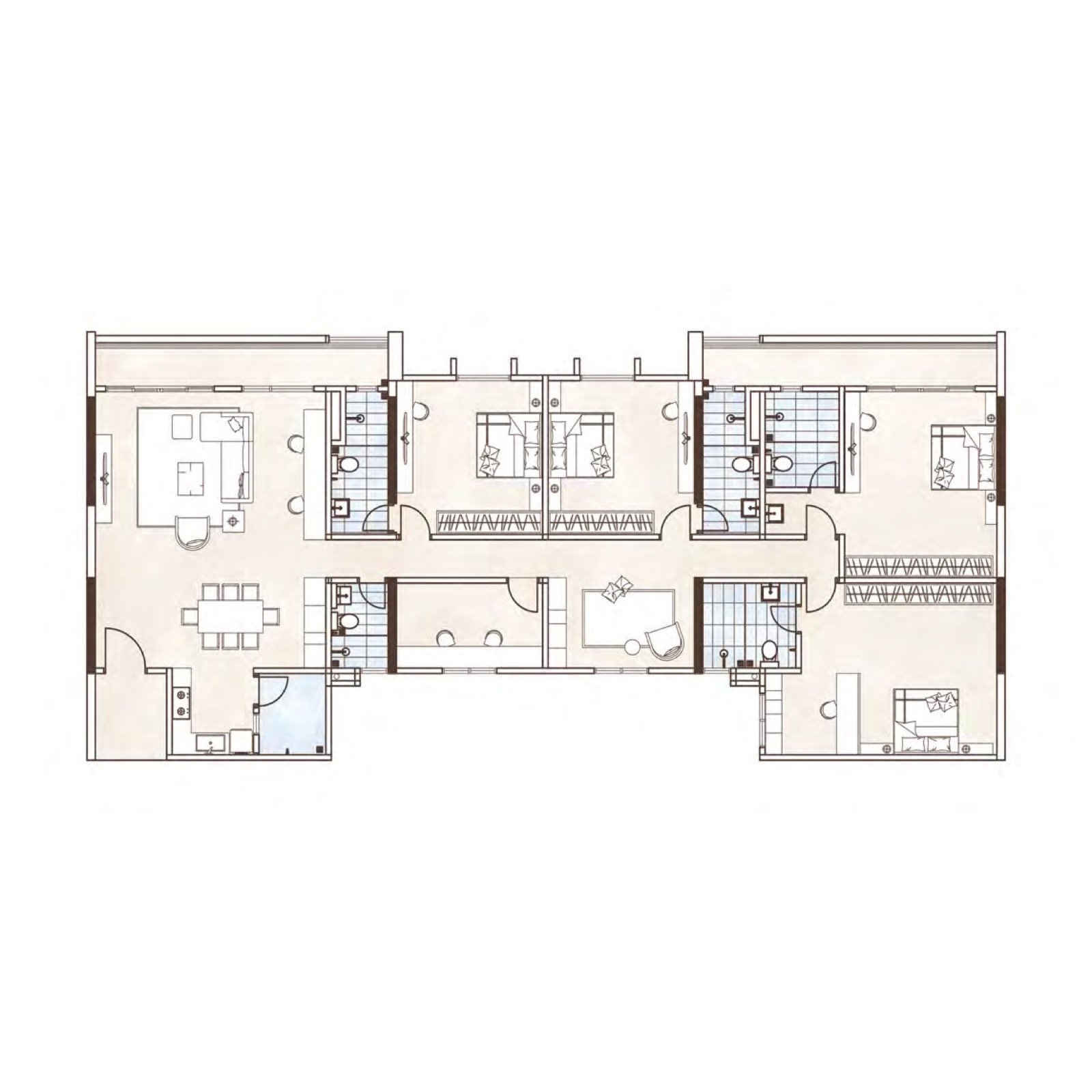 Alton Skyvillas Type F1 floor plan, 2,672 sq.ft